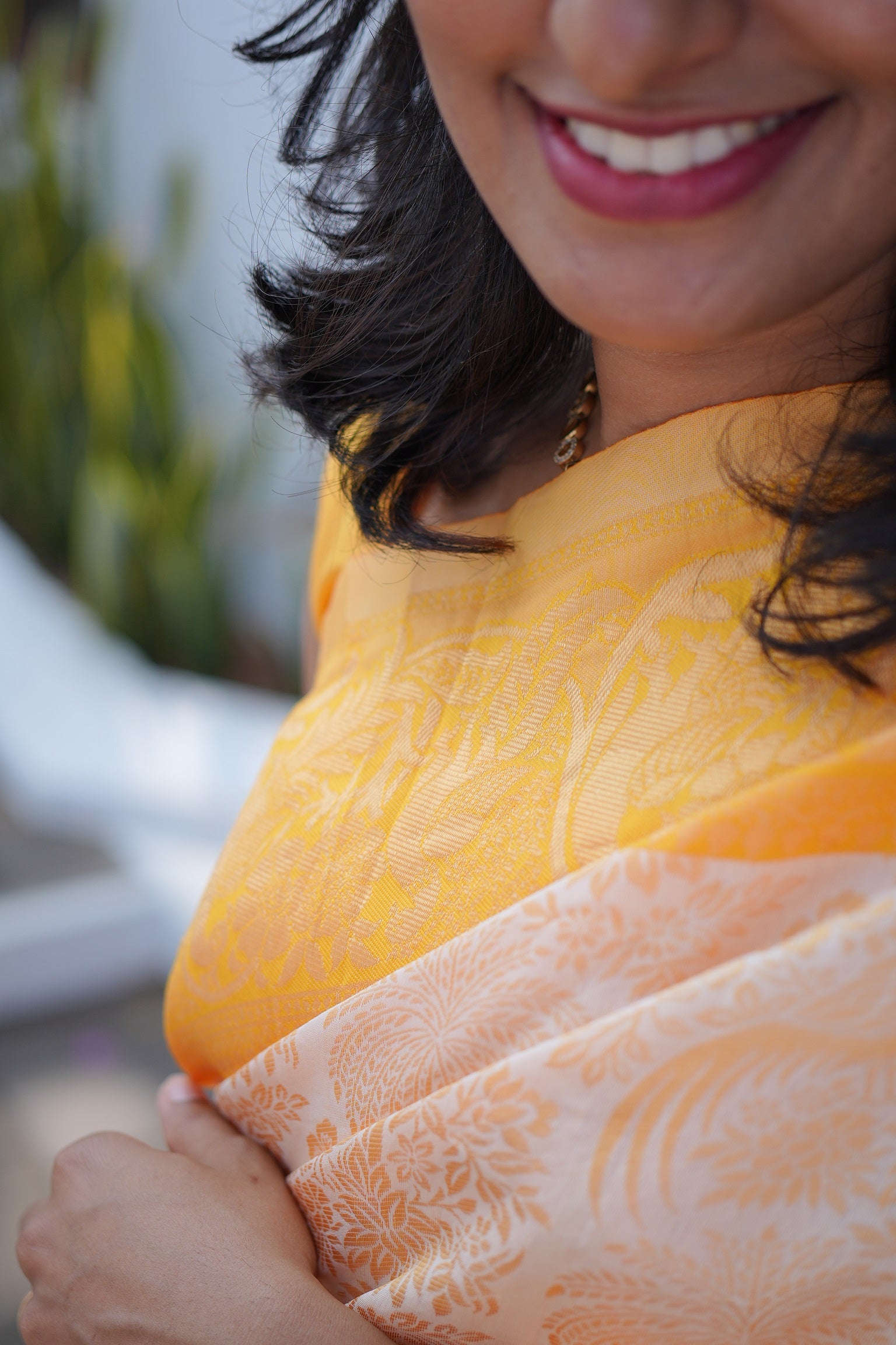 Banarasi soft silk festive saree by The Drape Culture