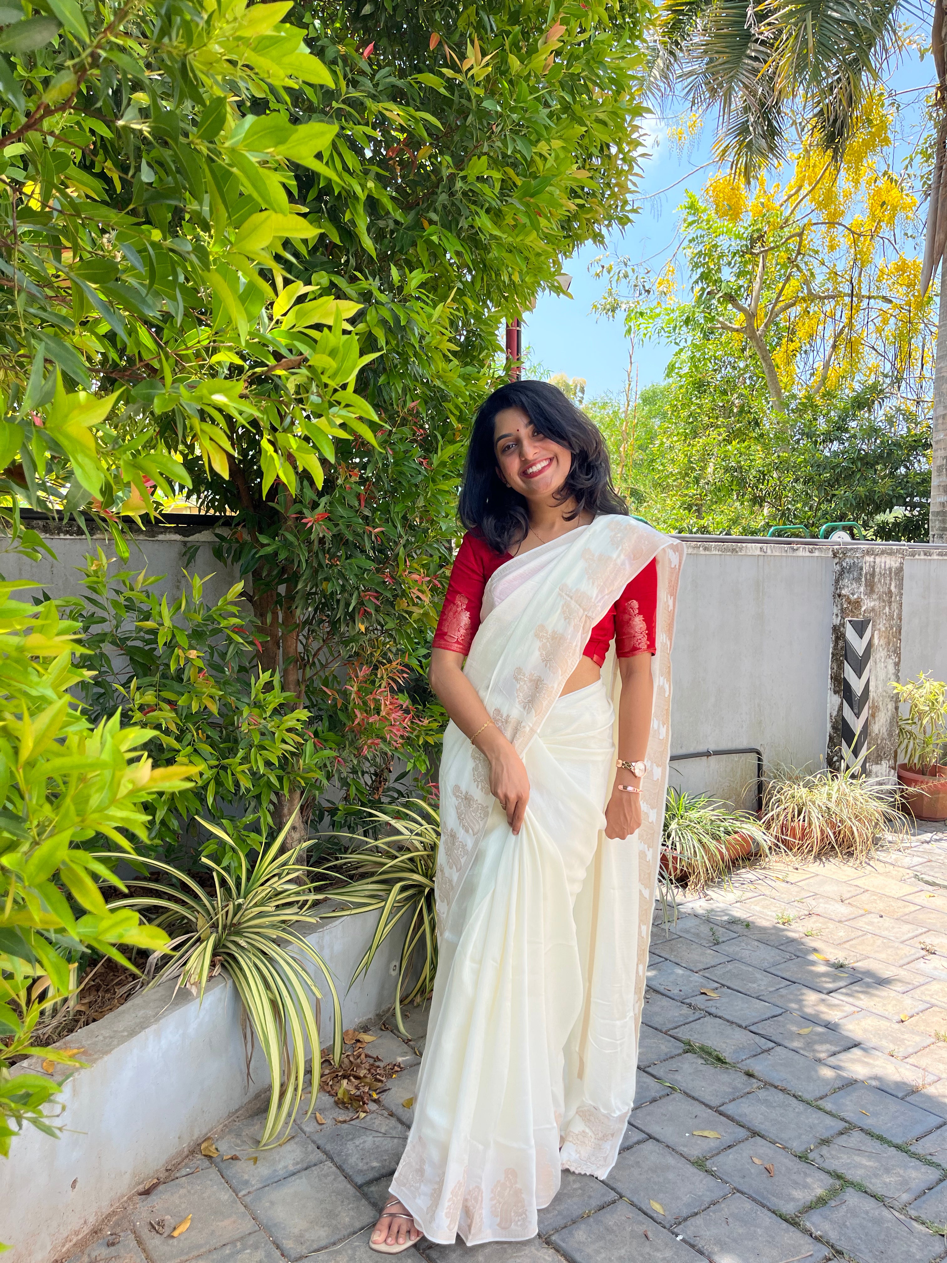 Soft Viscose Khadi Silk Jacquard Saree