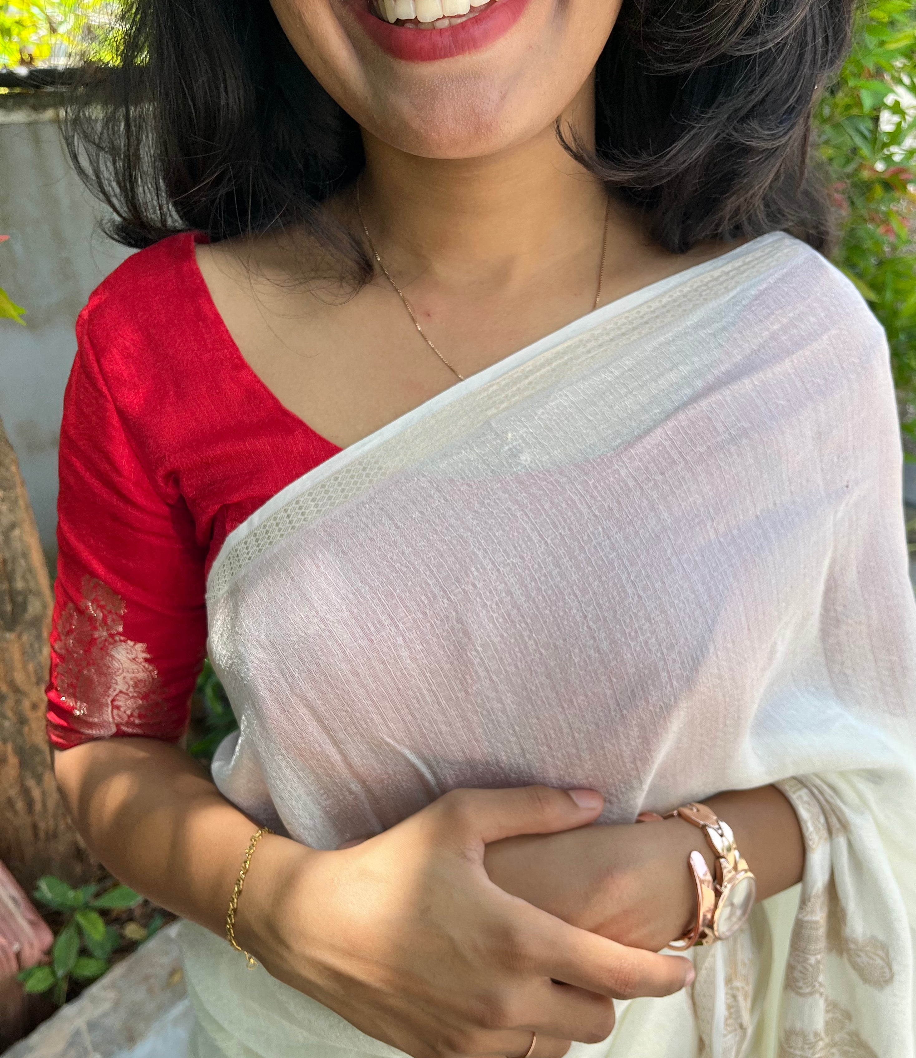 Soft Viscose Khadi Silk Jacquard Saree