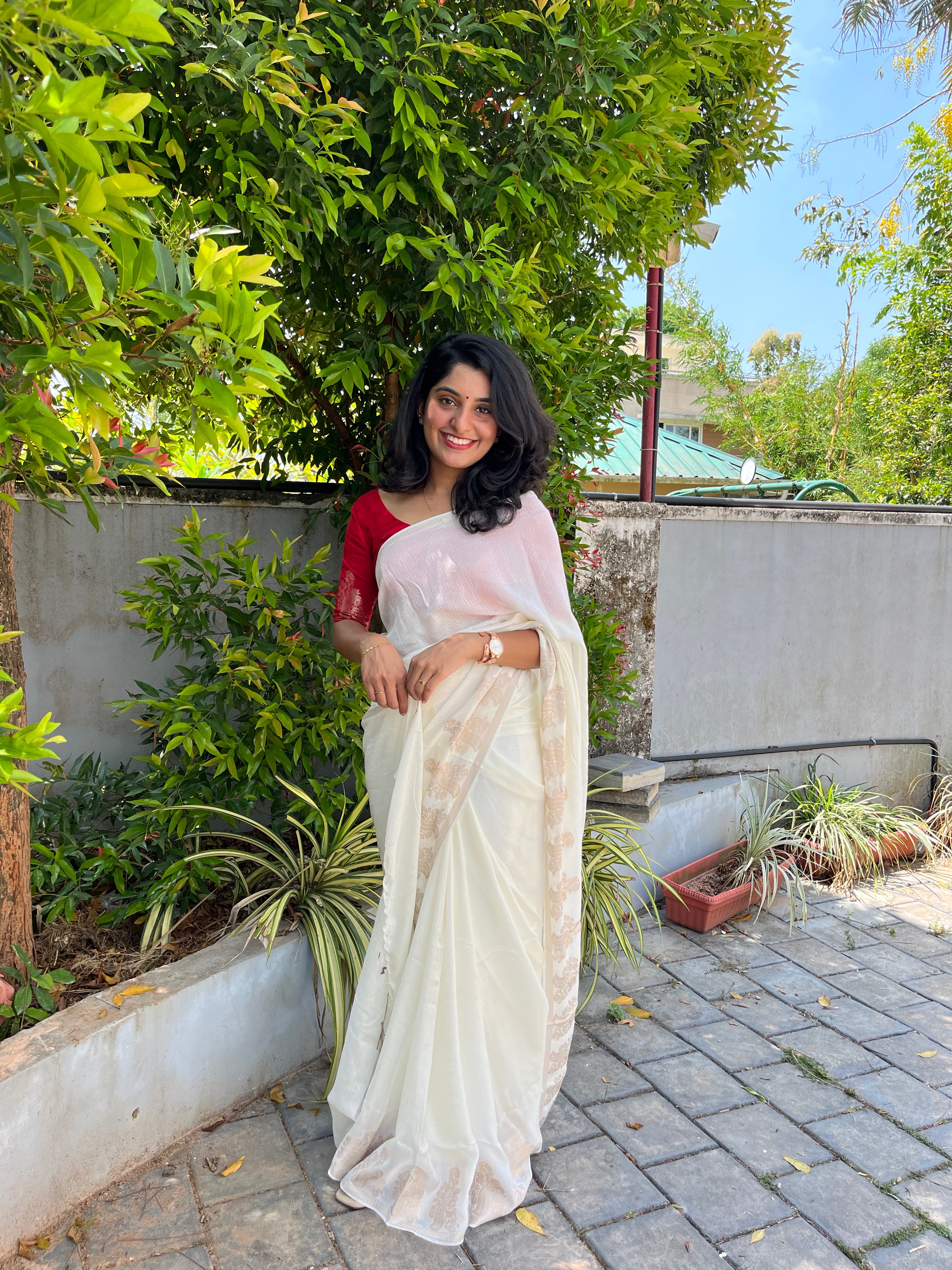 Soft Viscose Khadi Silk Jacquard Saree